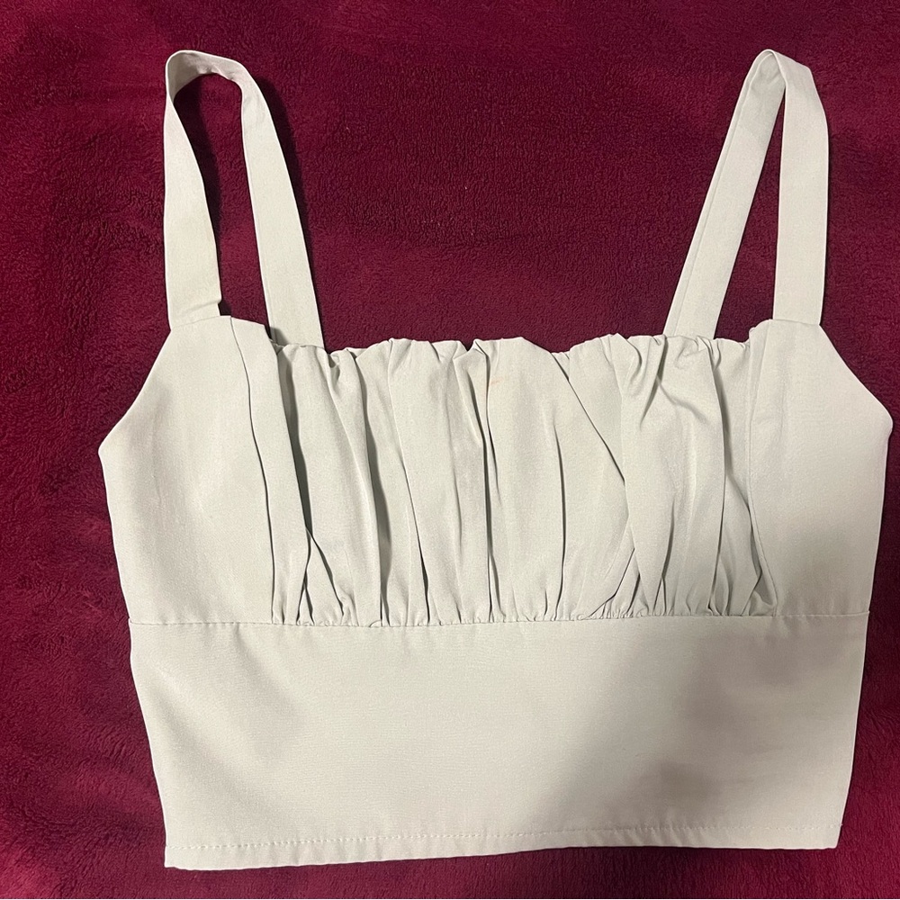 Mint Green Crop Top